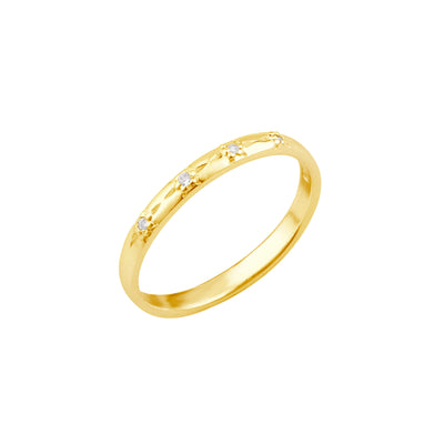 Dew Gold Stars Ring