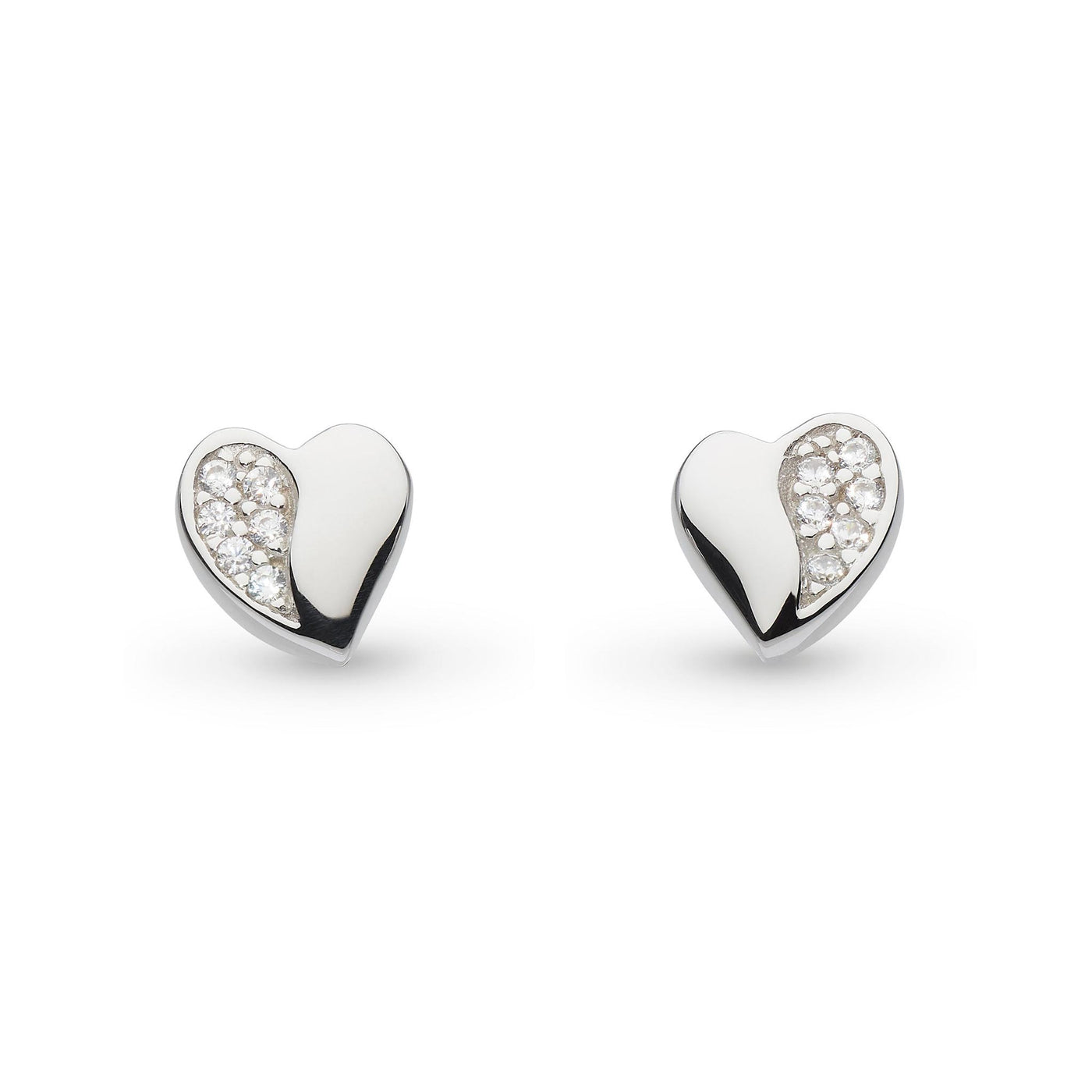 Kit Heath Mini Sparkle Sweet Heart Stud Earrings