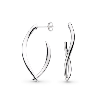 Kit Heath Entwine Twist Hoop Earrings