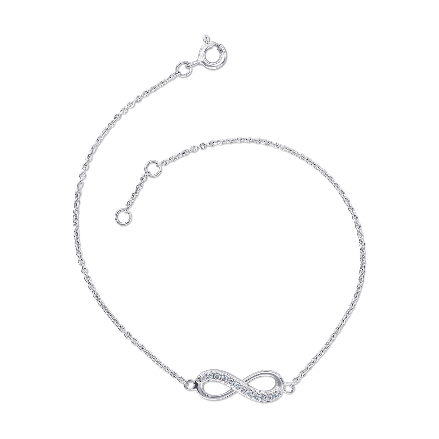 Dew Infinity Crystal Bracelet
