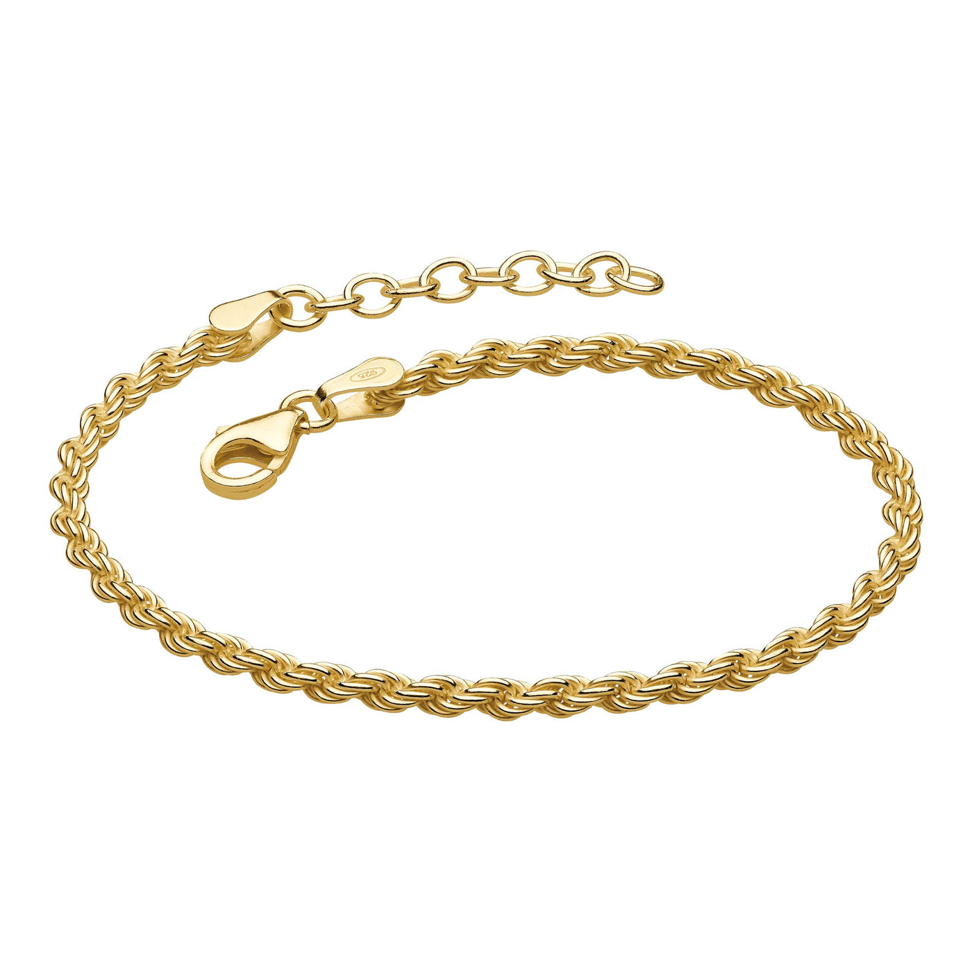 Dew Gold Rope Twist Bracelet