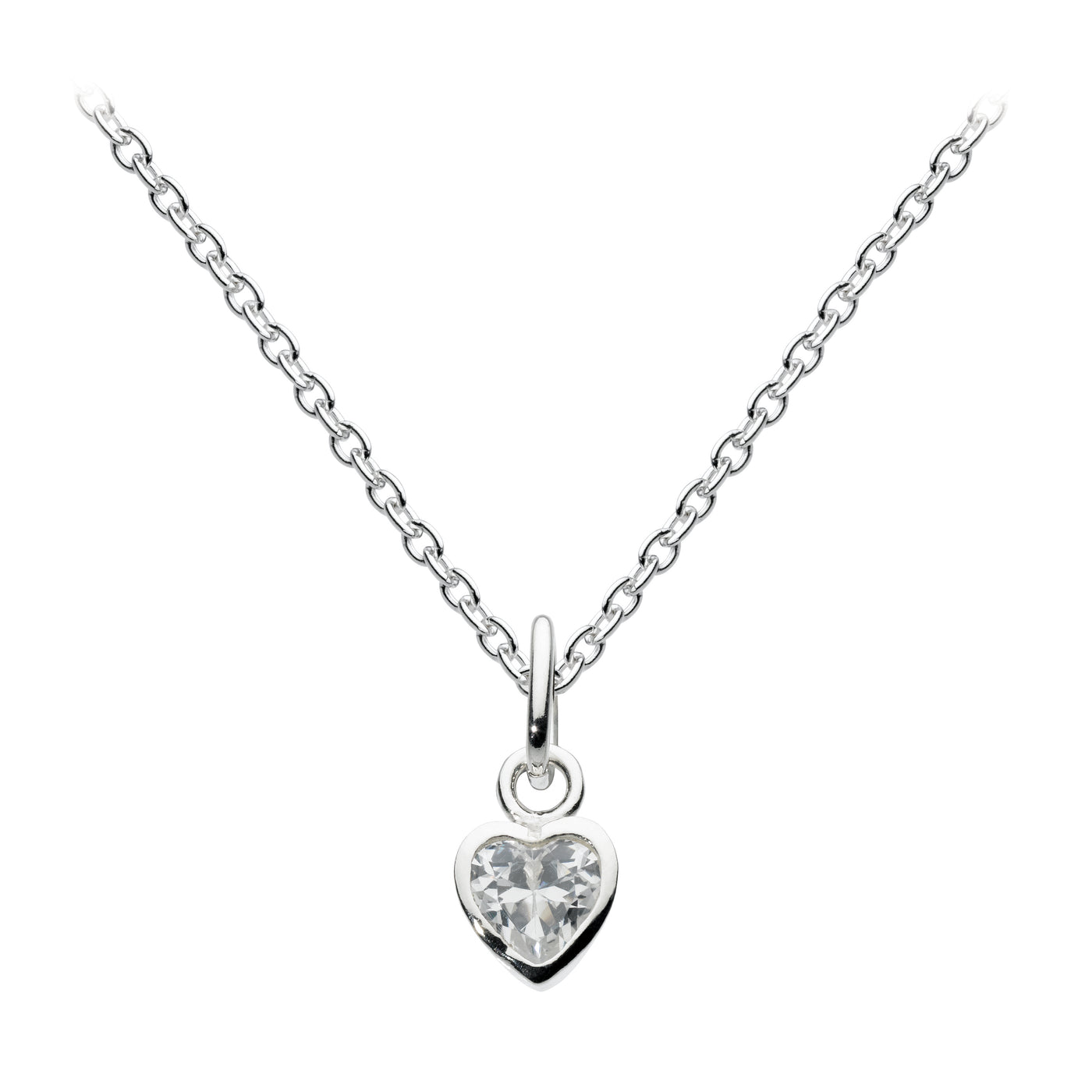 Dew Crystal Heart Pendant