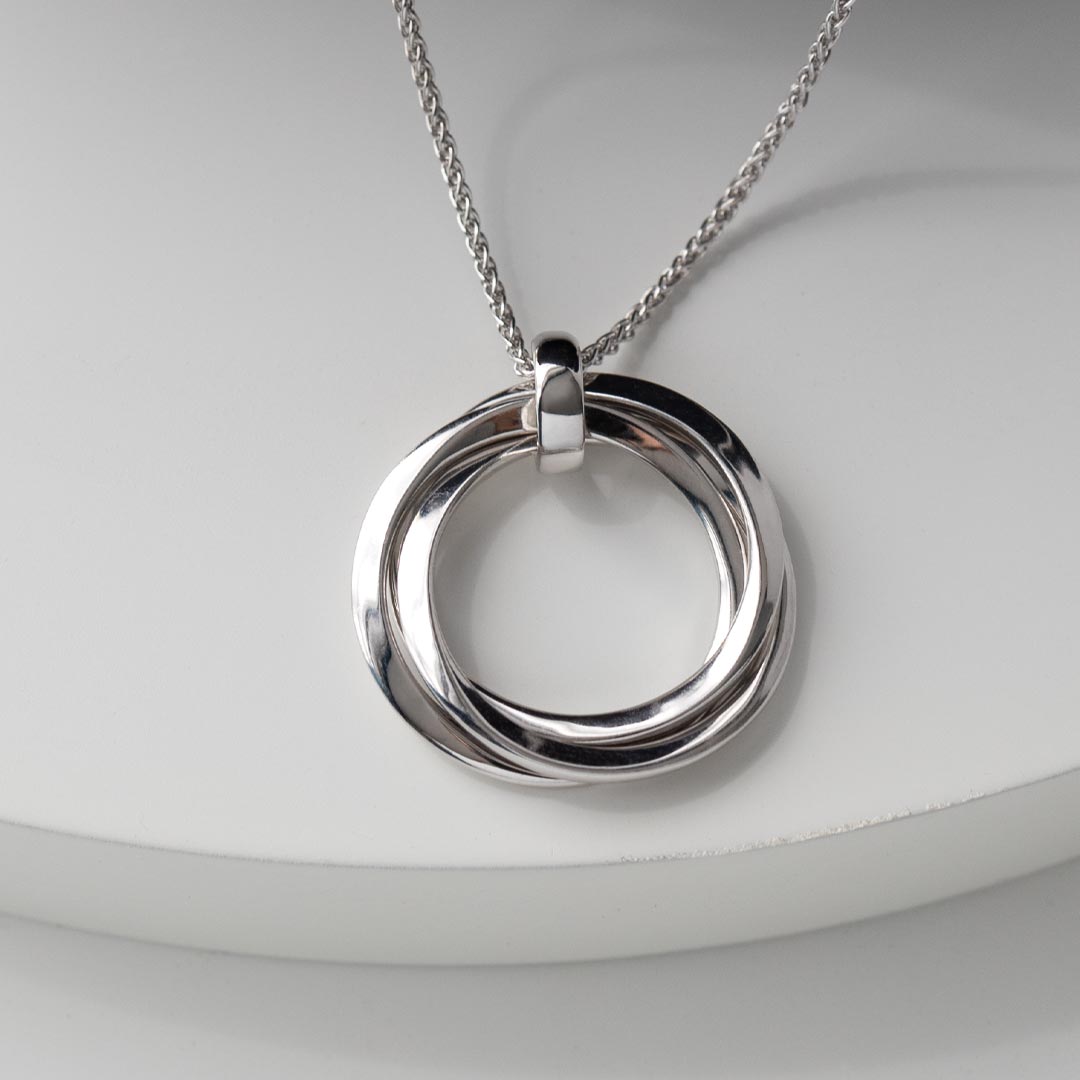 Kit Heath Bevel Trilogy Slider Necklace