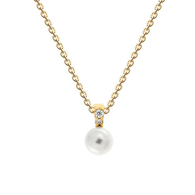 Dew Gold Pearl Crystal Pendant