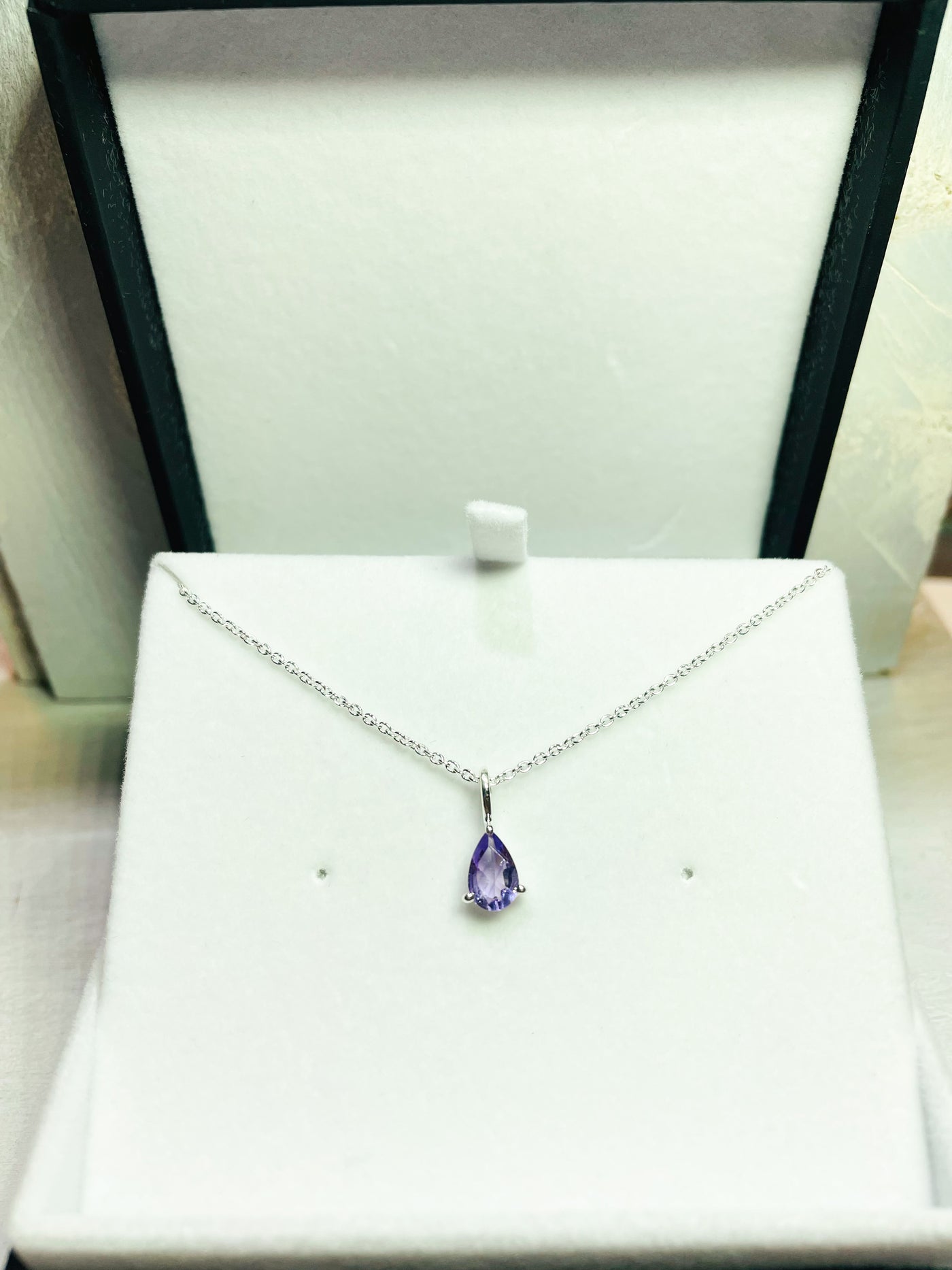 Teardrop Amethyst Pendant