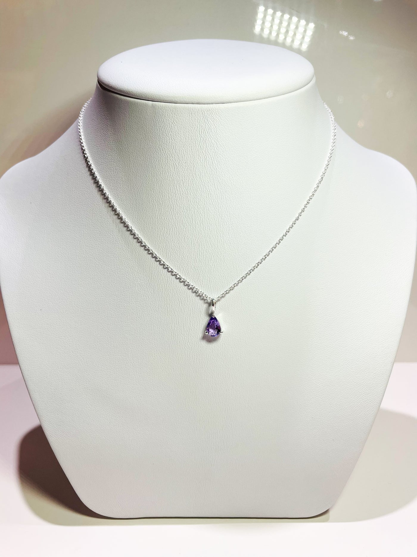 Teardrop Amethyst Pendant