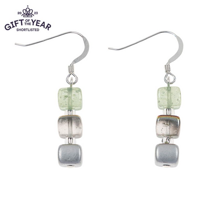 Carrie Elspeth Meadow Ciwb Drop Earrings