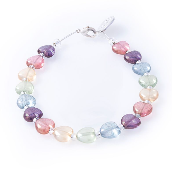 Carrie Elspeth Lustre Hearts Bracelet