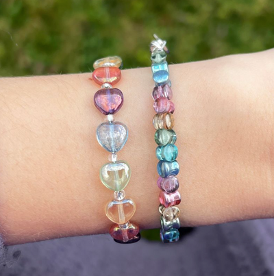 Carrie Elspeth Lustre Hearts Bracelet