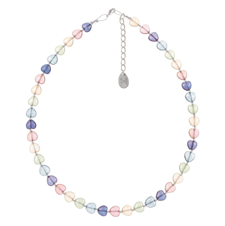 Carrie Elspeth Lustre Hearts Necklace