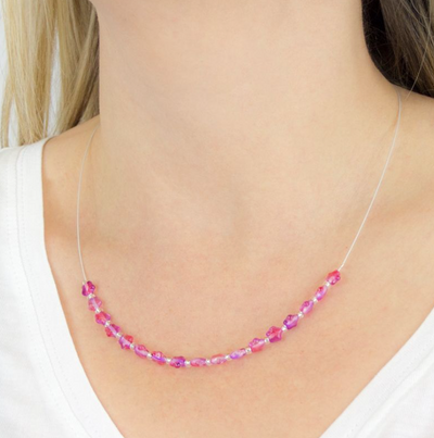 Carrie Elspeth Pink Twinkles Necklace