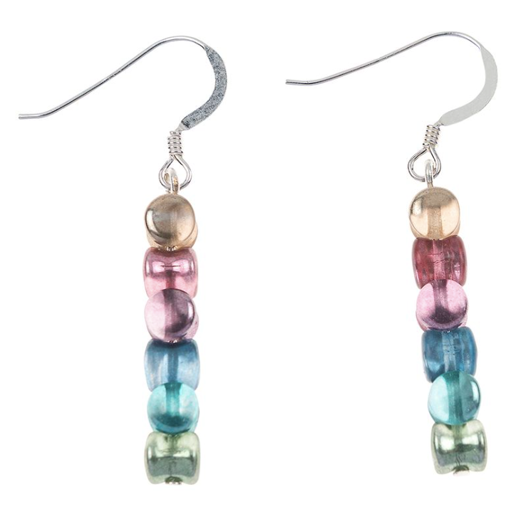 Carrie Elspeth Shimmer Drums Drop Earrings