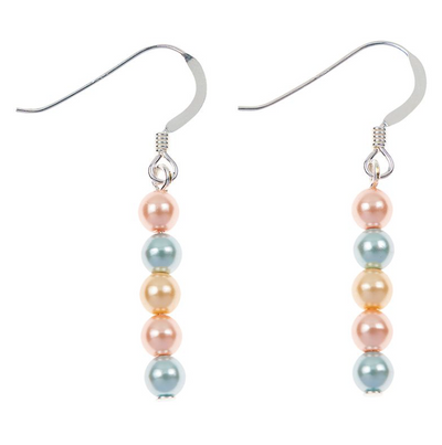 Carrie Elspeth Pastel Pearls Drop Earrings