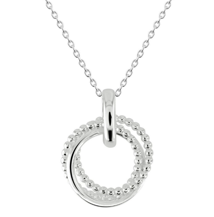 Dew Entwined Circles Pendant