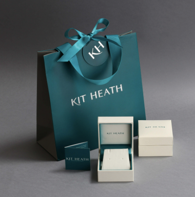 Kit Heath Mini Sparkle Sweet Heart Stud Earrings