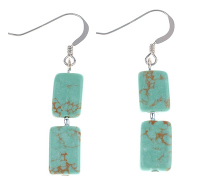 Carrie Elspeth Jade Mosaic Drop Earrings