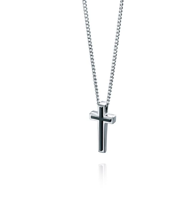 Fred Bennett Black Cross Necklace