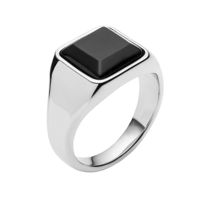 Fred Bennett Black Onyx Signet Ring