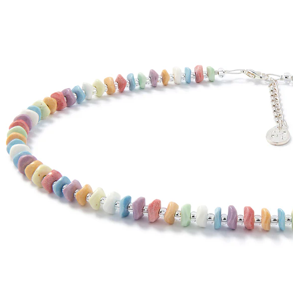 Carrie Elspeth Summer Waves Agate Necklace