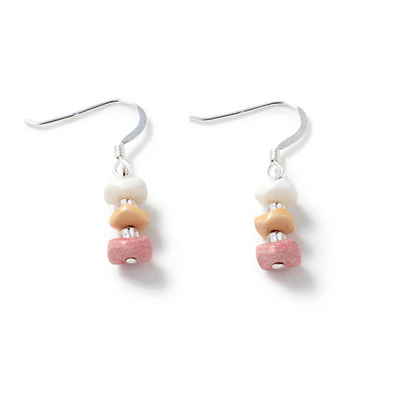 Carrie Elspeth Summer Waves Agate Drop Earrings