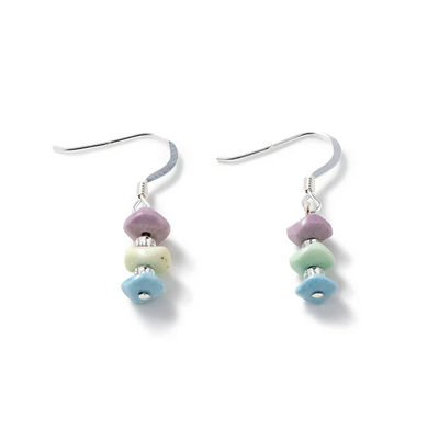 Carrie Elspeth Summer Waves Agate Drop Earrings