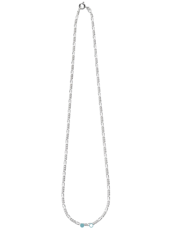 Dew Silver Figaro Necklace