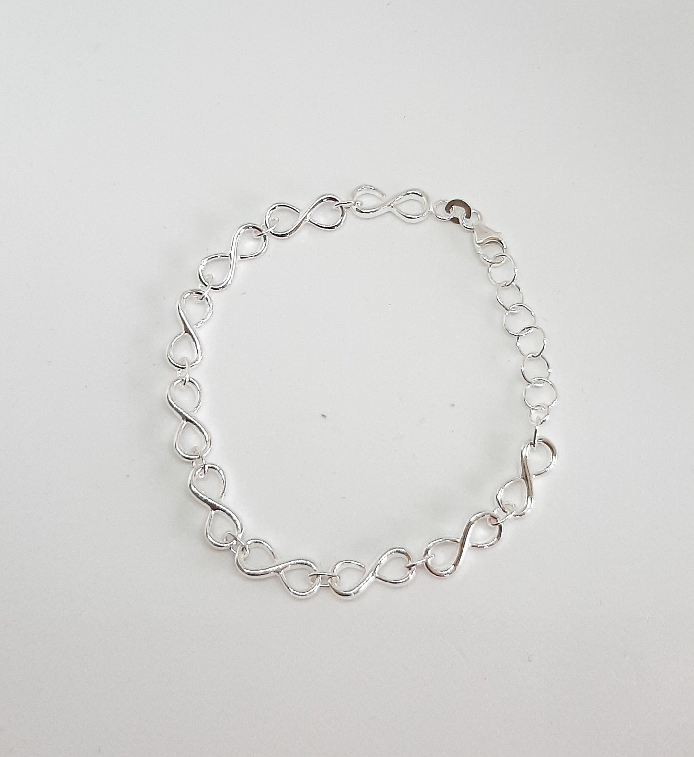 Silver Infinity Link Bracelet