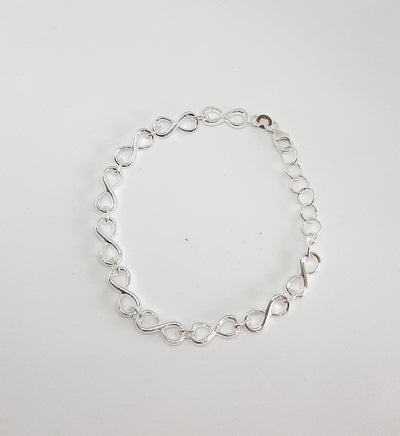 Silver Infinity Link Bracelet