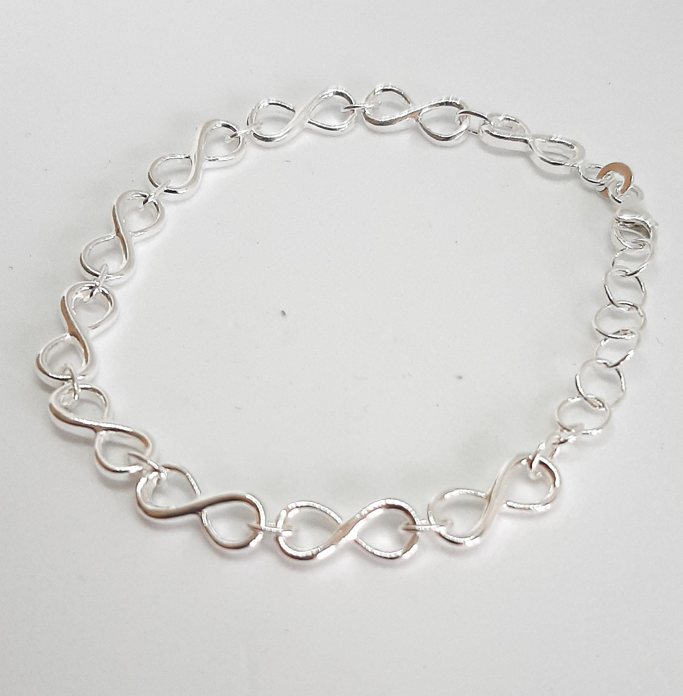 Silver Infinity Link Bracelet