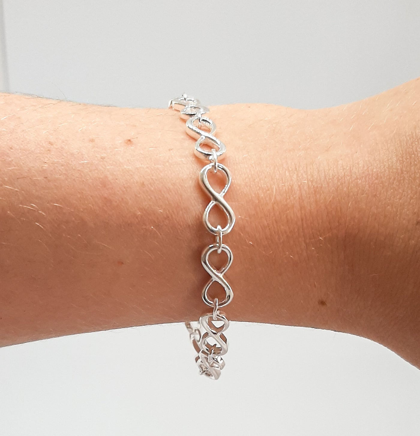 Silver Infinity Link Bracelet