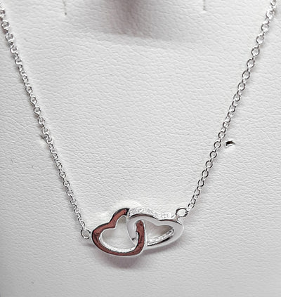 Dew Linked Hearts Necklace