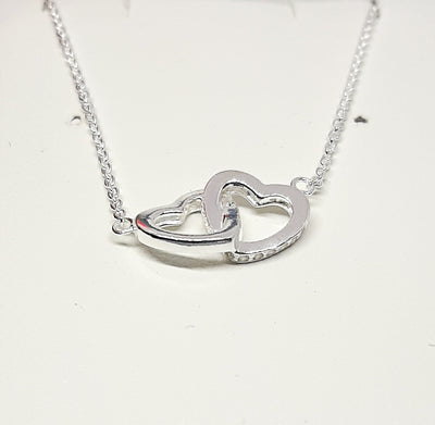 Dew Linked Hearts Necklace