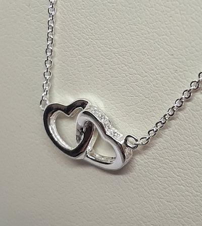 Dew Linked Hearts Necklace