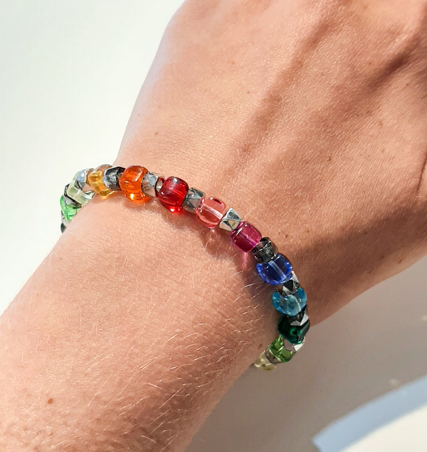 Carrie Elspeth Rainbow Sparkle Bracelet