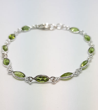 Marquis Peridot Bracelet