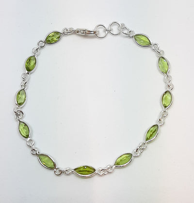 Marquis Peridot Bracelet