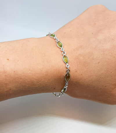 Marquis Peridot Bracelet