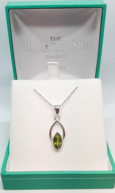 Marquis Peridot Pendant