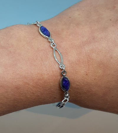 Sapphire Marquis Bracelet