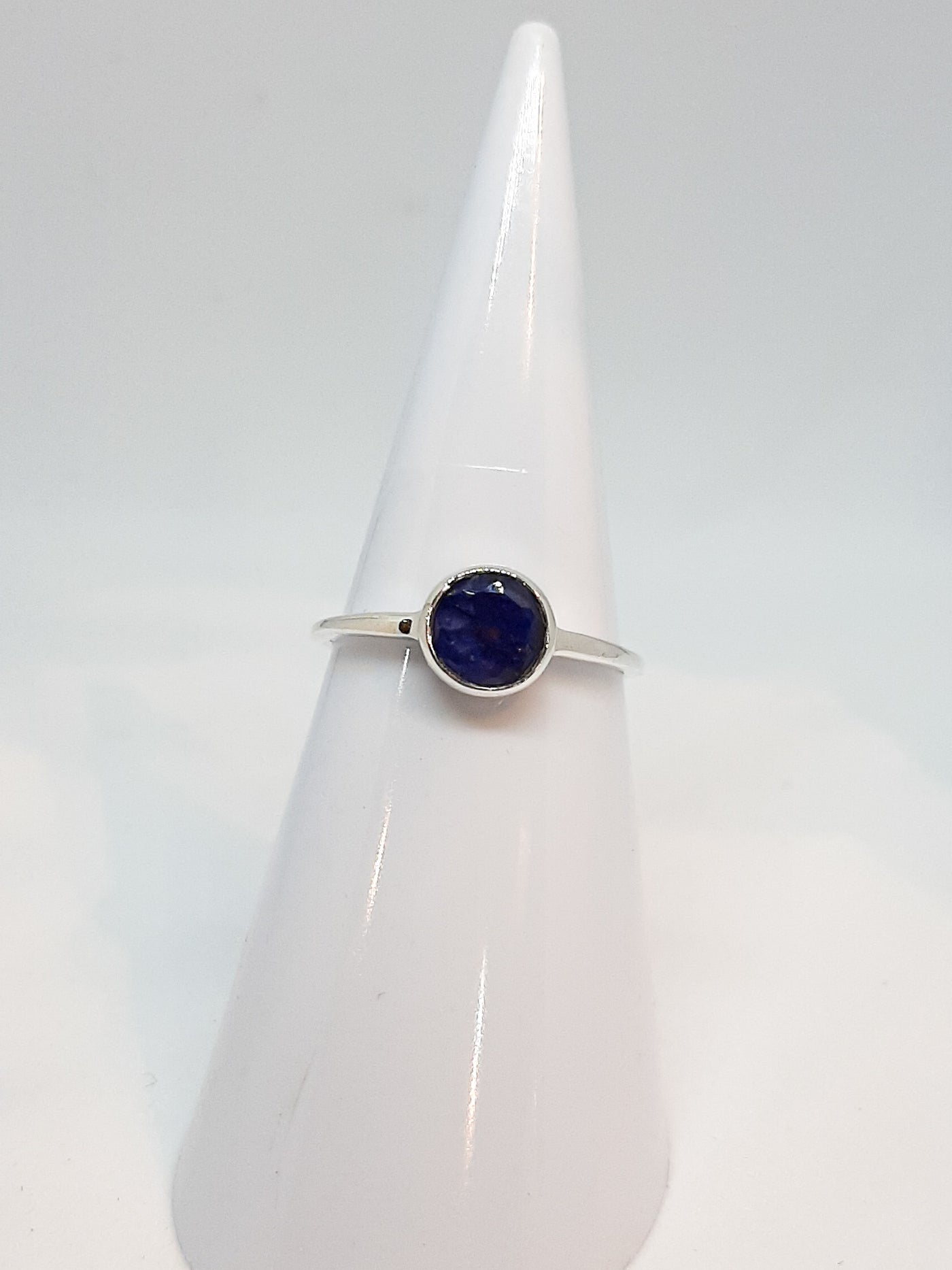 Sapphire Round Stone Ring