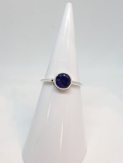 Sapphire Round Stone Ring