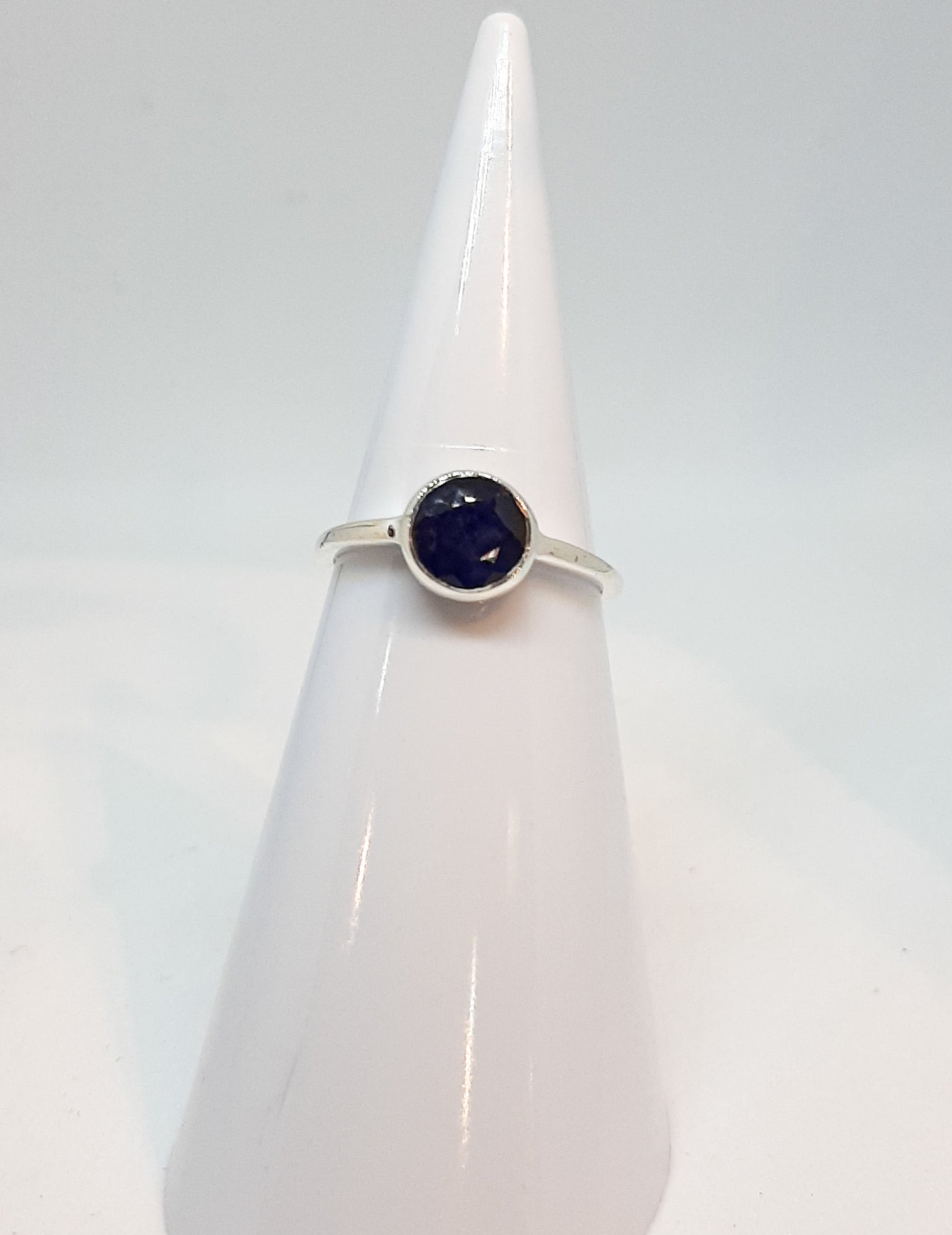 Sapphire Round Stone Ring