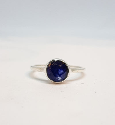 Sapphire Round Stone Ring
