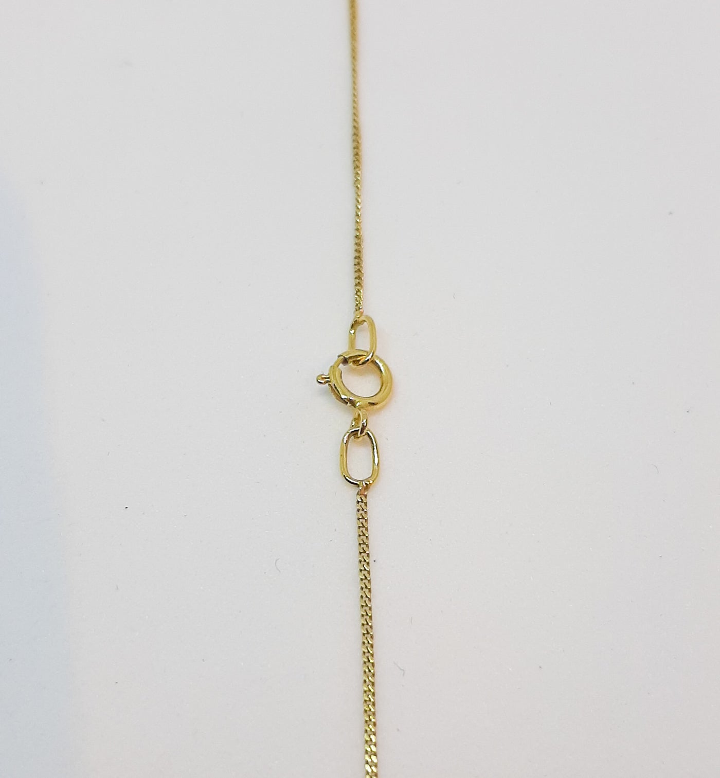 9ct Gold Sapphire Oval Pendant
