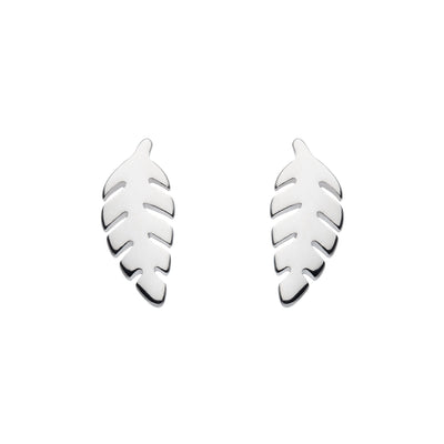 Dew Leaf Stud Earrings