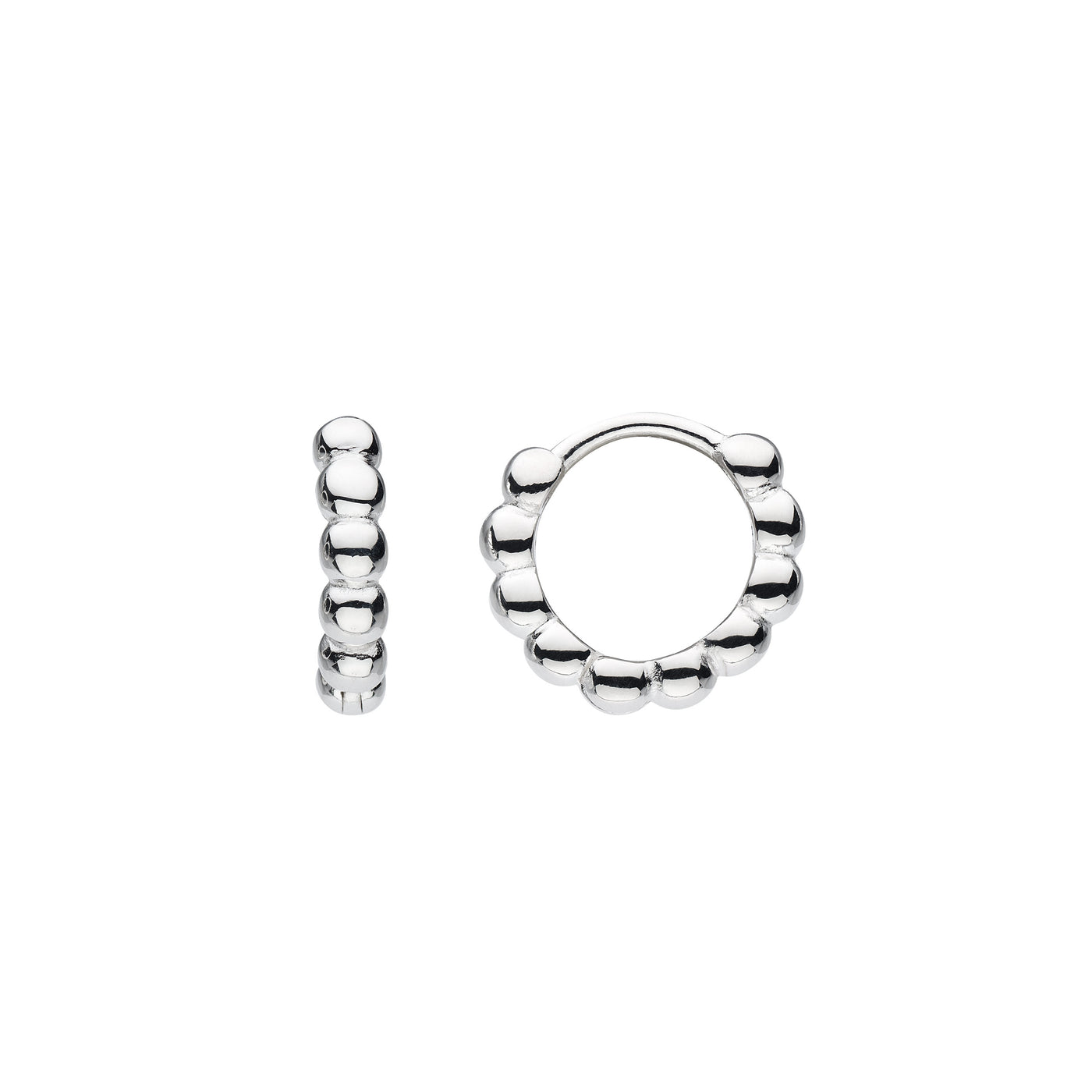 Dew Bobbled Sleeper Hoop Earrings