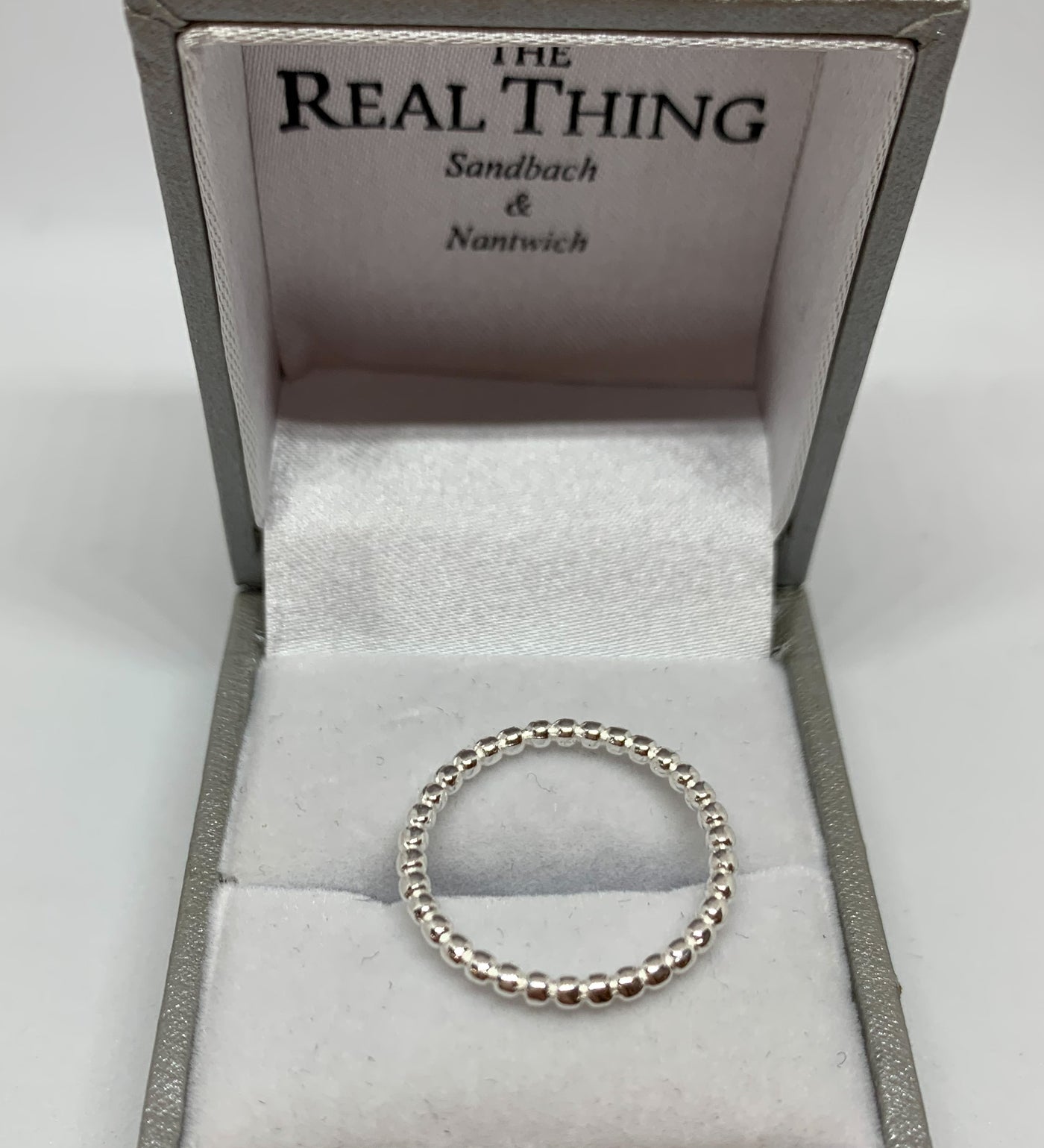 Silver Bubble Ring