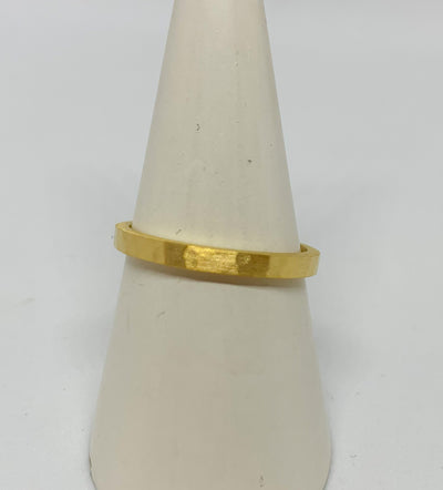 Gold Hammered Ring