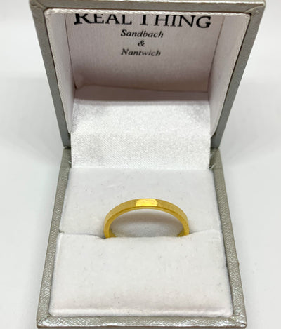 Gold Hammered Ring