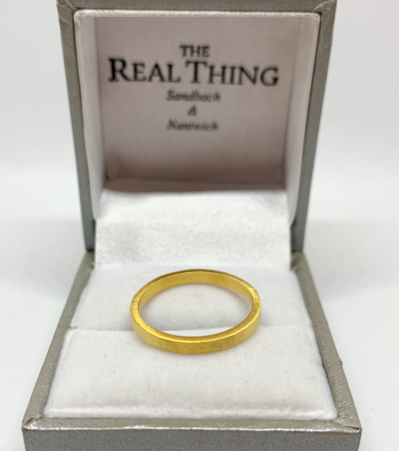 Gold Hammered Ring